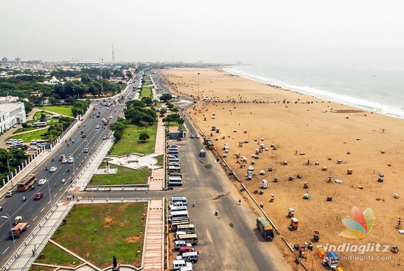 Unofficial curfew in force along the Marina coast in Chennai