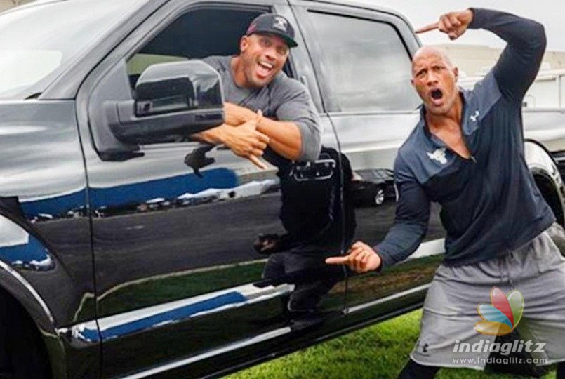Video: Watch how The Rock surprises his stunt double with a surprise gift!