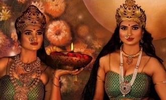 Ramya Pandian’s latest photoshoot in Goddess getup rocks social media! - Viral photos