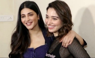 Shruti Haasan does it for best buddy Tamannaah for the first time