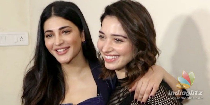 Shruti Haasan does it for best buddy Tamannaah for the first time