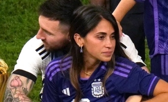 Legendary player Lionel Messi becomes the world champion and his wife expresses her excitement!