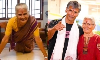 Milind Soman's 81 year old mother push-up video turns viral!