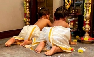 Vignesh Shivan & Nayanthra's Uyir and Ulag dress up as Krishna! - Adorable pics viral