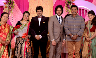 Actor Bharath Sister Preethi and Vignesh Wedding Reception photos