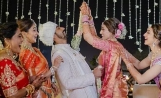 Actress Pooja Hegde brother Rishabh Hegde wedding to Shivani photos Beast Kisi Ka Bhai Kisi Ki Jaan SSMB28 
