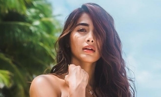 Pooja Hegde sizzles in her cotton candy swimsuit - Don't miss