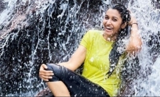Priya Bhavani Shankar takes a shower in a waterfall pics go viral