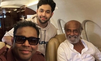 AR Rahman's flight selfie with Rajinikanth breaks the internet - Dont miss