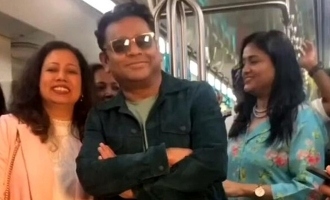 AR Rahman charms his fans with a surprise metro visit in Kerala! - Viral clip