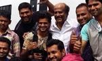 Photo Feature - Super Star with his fans @ Hyderabad during the shoot of 'Lingaa'