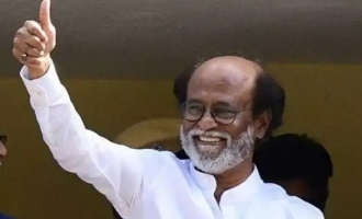 Superstar Rajinikanth wishes happy Diwali to fans gathered at his house