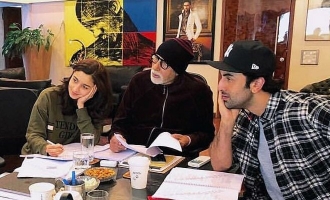 Amitabh Bachchan, Ranbir Kapoor and Alia Bhatt prep for Ayan's Brahmastra