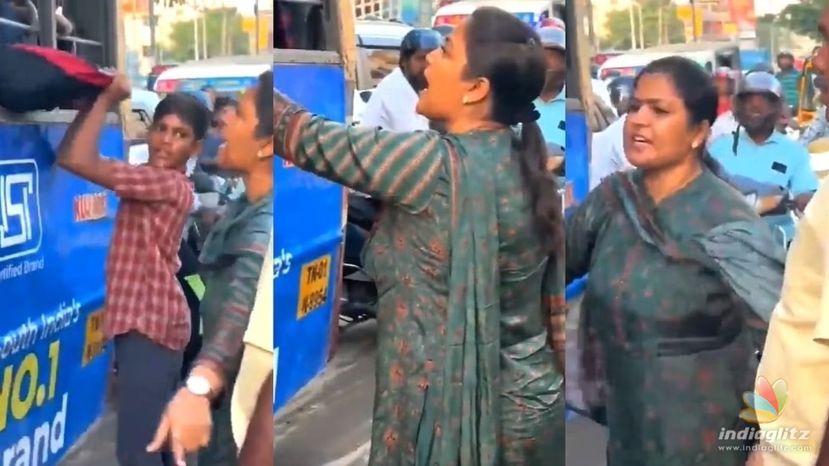 Police arrests Tamil actress for assaulting students in public - Sensational incident