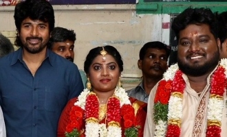 Comedy actor R.J. Vigneshkanth gets married - Sivakarthikeyan graces Trichy wedding