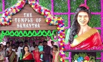 The temple of Samantha inaugurated after special pooja 