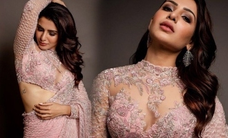 Samantha in designer saree stuns celebrities and fans