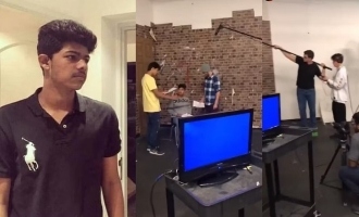 Thalapathy Vijay's son Jason Sanjay starts directing a film  - BTS video goes viral