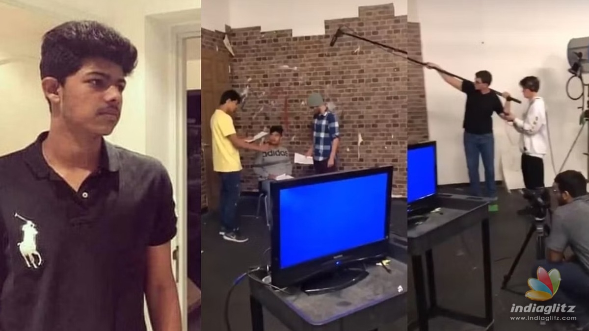 Thalapathy Vijays son Jason Sanjay starts directing a film  - BTS video goes viral