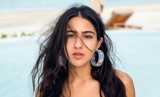 Sara Ali Khan turns a water baby in a colourful swimsuit
