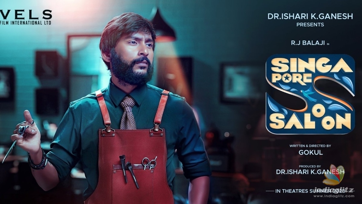RJ Balaji unveils the second look poster of âSingapore Saloonâ and confirms the release date!