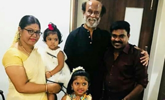 Singer Velmurugan Meets Superstar Rajinikanth Along With His Family!