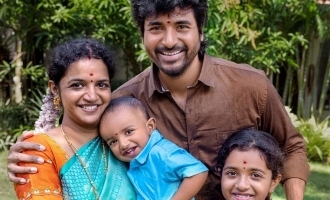 Sivakarthikeyan shares latest pic of his son Gugan in 'Baasha' mode