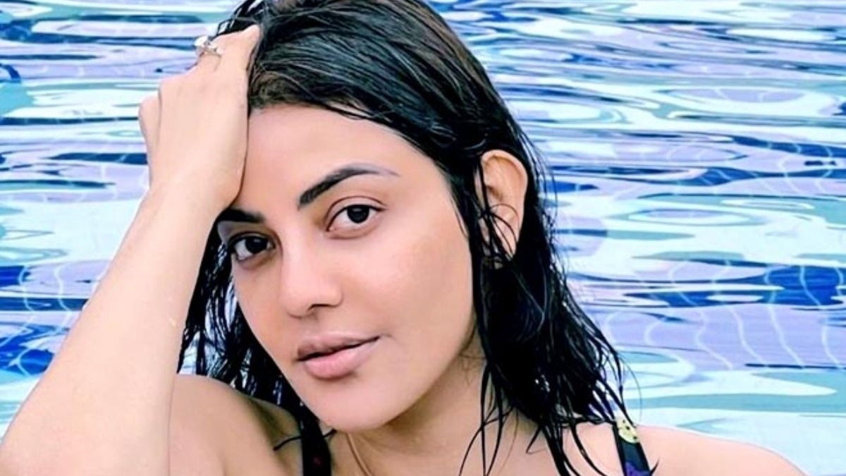 Kajal Turns A Water Baby In The Pool Shares Sizzling Vacation