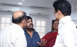 Chief Minister M.K. Stalin visits T. Rajendhar in hospital gets updated on his health
