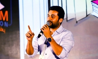 Suriya becomes emotional again and cries on stage - Video