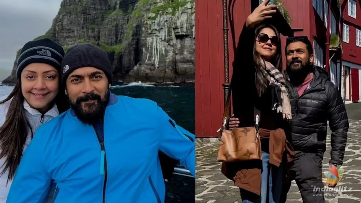 Suriya and Jyothikas European vacay with children, adorable video goes viral