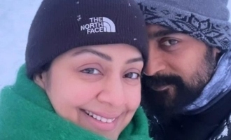 Suriya and Jyothika's romantic episodes in freezing snow! - Viral video