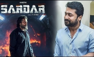 Sardar trailer review Suriya opinion Karthi P S Mithran Raashi Khanna Rajisha Vijayan