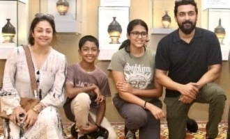 Suriya's latest pics with wife Jyothika and children give family goals to fans