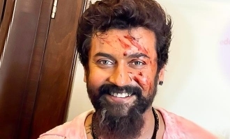 Suriya reveals the person behind the terrifying look of Rolex sir in 'Vikram'! - Viral BTS photo