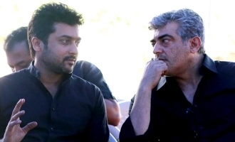 Suriya and Karthi visit Ajith Kumar's house to mourn the death of AK's father