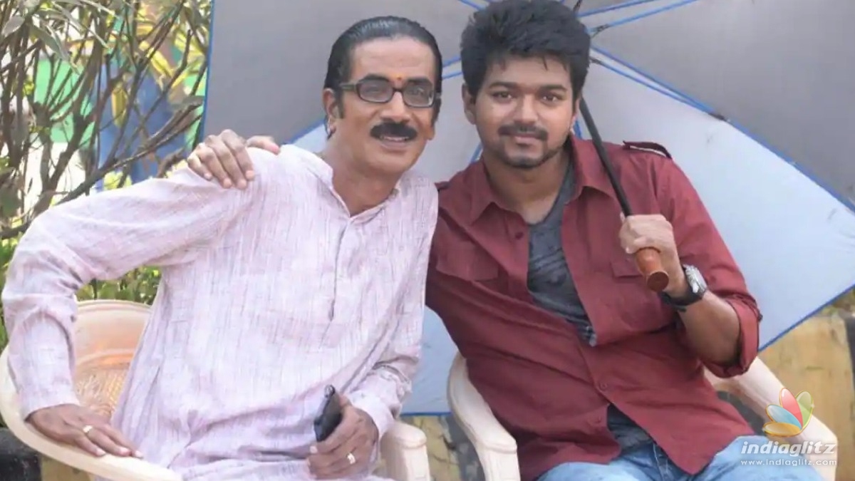Thalapathy Vijay pays last respects to Manobala in person
