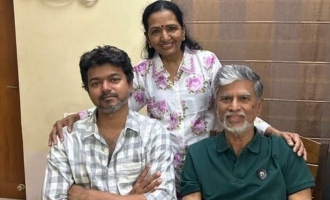 Thalapathy Vijay meets his dad S.A. Chandrasekhar after a long time - Adorable pic goes viral