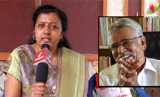 Lyricist Thamarai's protest against her husband's behavior