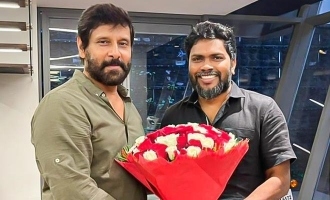 'Thangalaan' makers unveil a special poster featuring Chiyaan Vikram and Pa Ranjith!