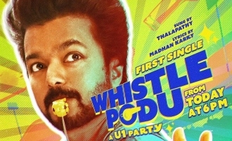 Countdown Begins: 'Whistle Podu' from Thalapathy Vijay's 'G.O.A.T' to Drop Today at 6 PM - Get Ready to Groove!