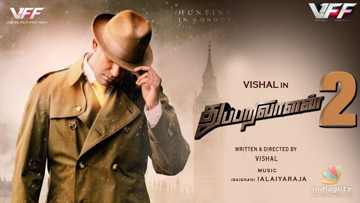 Vishal launches the second look poster of his debut directorial Thupparivalan 2!