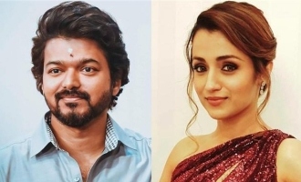 Trisha's reel father is the latest villain for Thalapathy Vijay in 'Leo' ?