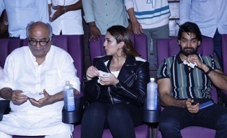 Boney Kapoor and Karthikeya watch Valimai FDFS in Chennai - Pics go viral