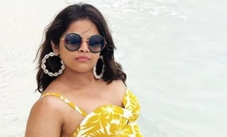 'Cooku with Comali' actress goes underwater in a bikini during her vacay - Viral video!