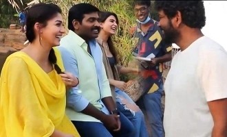 Vignesh Shivan and Nayanthara dancing together in the shooting spot! - Take a look at this viral video