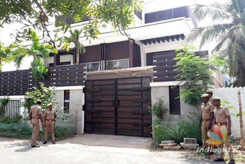 High security for Thalapathy Vijays house