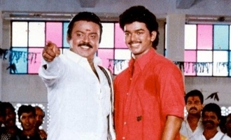 Thalapathy Vijay Captain Vijayakanth Act Together After 31 Years The Greatest Of All Time Venkat Prabhu