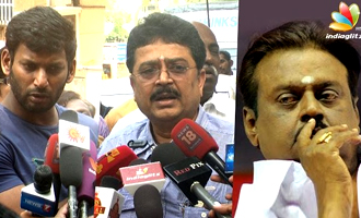 I've asked Vijayakanth to resign from Nadigar Sangam's President Post : S V Sekar Speech