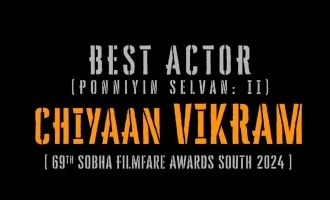 Vikram and Arun Kumar Sweep Filmfare Awards â Veera Dheera Sooran Special Video Released!